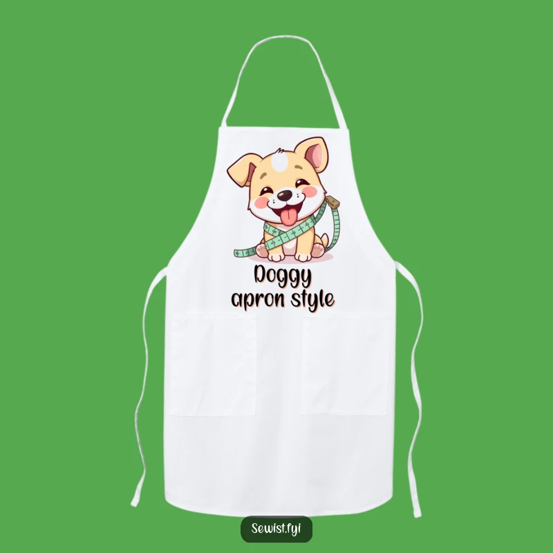 Funny Dog Measuring Apron: Sew with Playful Precision