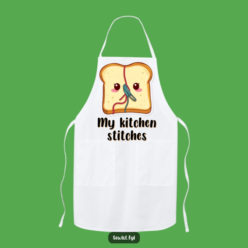 Funny Cheerful Toast Apron: Bake and Craft With Hilarious Flair