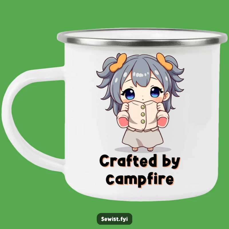 Funny Sewing Camping Mug: Enjoy Coffee With Proud Character, Rustic Funny Gift