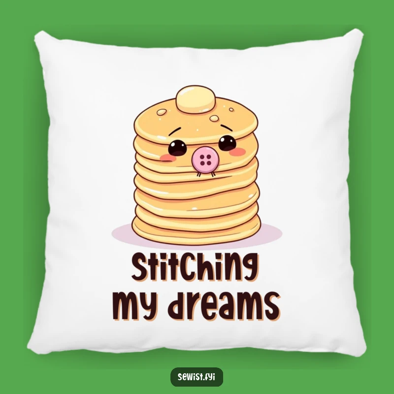Funny Pancake Sewing Pillow: Cozy Up With This Hilarious Comfort