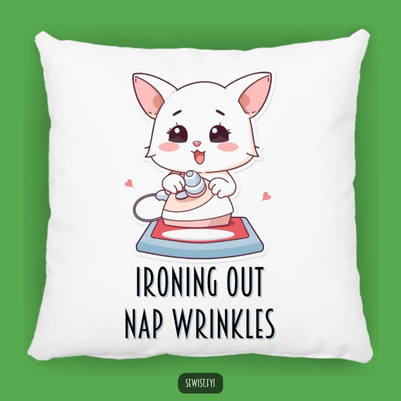 Funny Ironing Pillow - Cozy Accent for Crafty Comfort