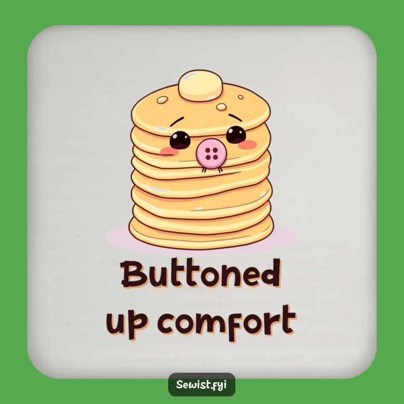 Funny Pancake Sewing Coasters: Protect Surfaces With Hilarious Charm