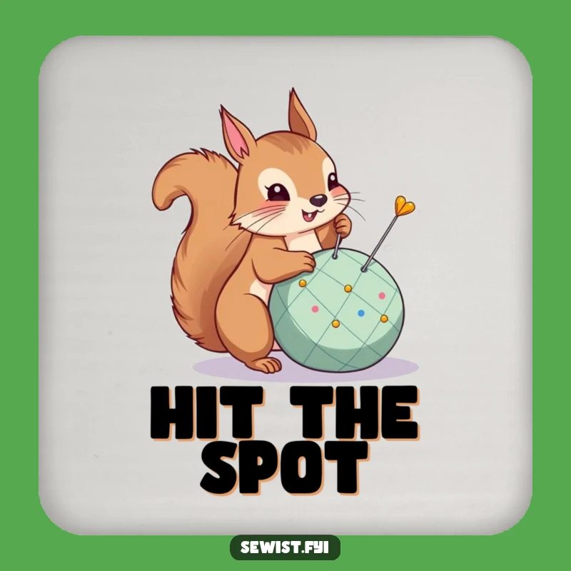 Funny Squirrel Coaster: Target Protection, Chic Comical Accessory, Perfect Funny Gift