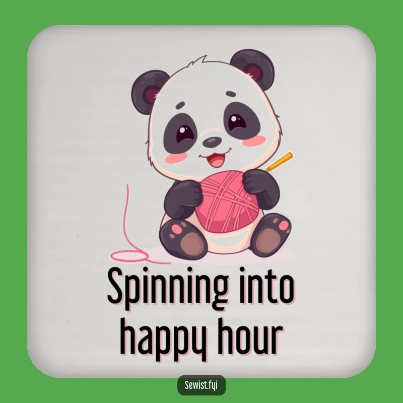 Funny Panda Drink Coasters: Protect Surfaces with Playful Humor