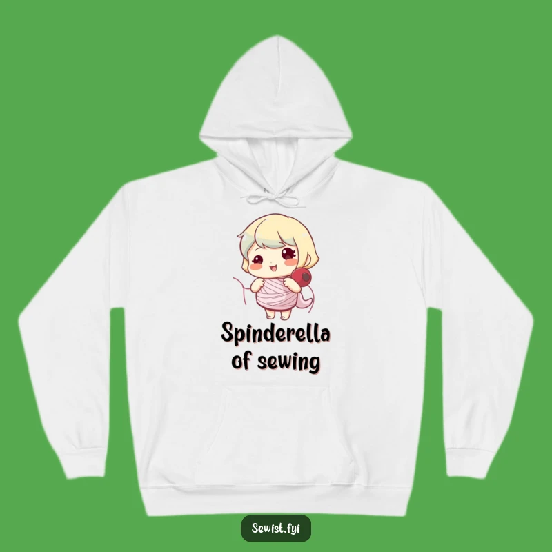 Cozy Funny Bobbin Winding Hoodie - Warm & Humorous Sewing Gift