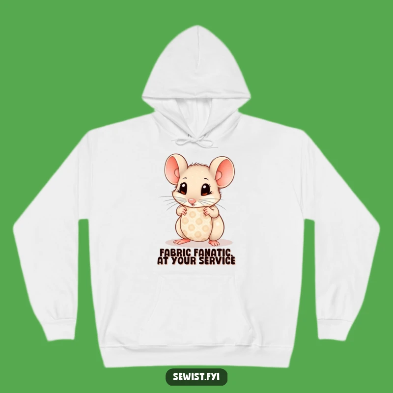 Funny Mouse Fabric Hoodie: Cozy & Curious Critter Sweatshirt, Perfect Gift