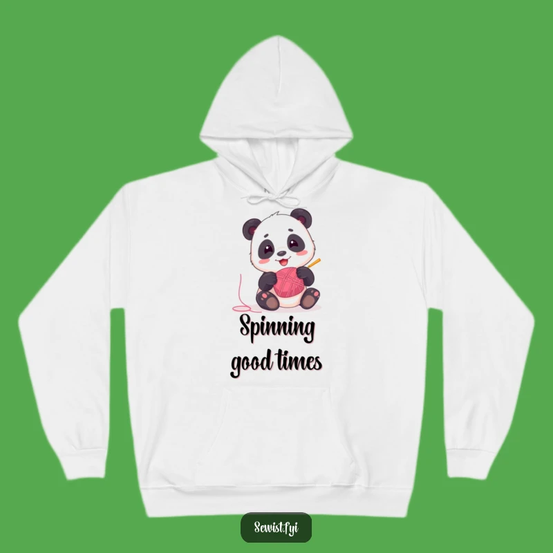 Funny Panda Hoodie: Cozy Up with Playful Thread Fun