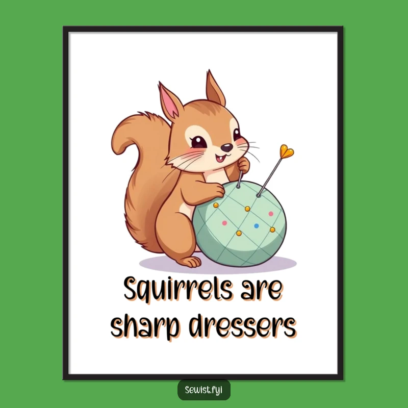 Free Printable Squirrel Wall Art: Aim High with this Whimsical Downloadable Art!