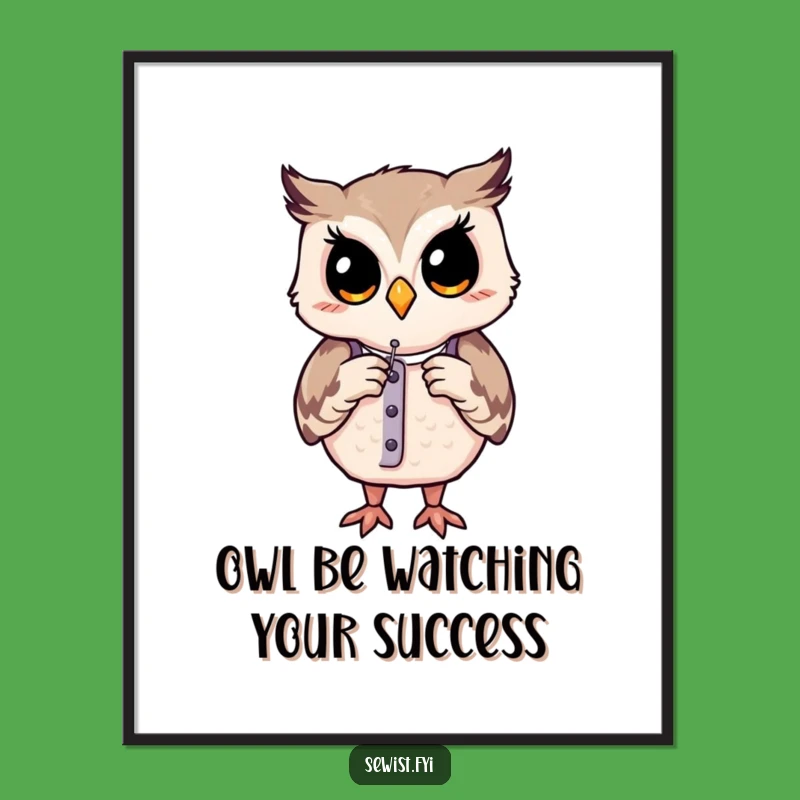 Elegant Free Printable Wall Art: Owl Fashionista