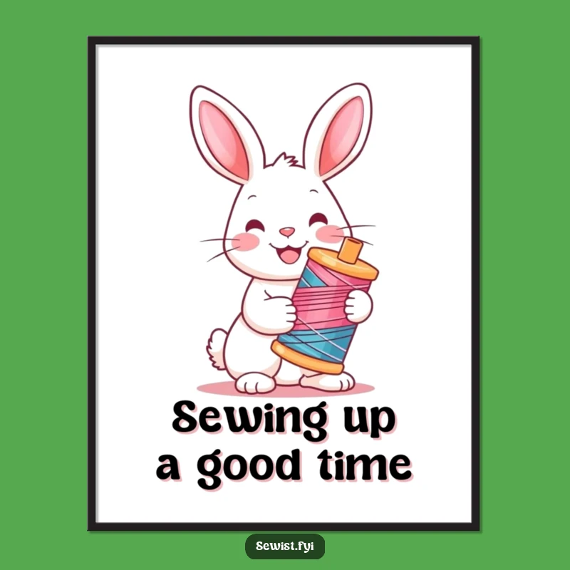 Funny Free Printable Wall Art: Rabbit's Crafty Colors, Downloadable Art, Home Decor