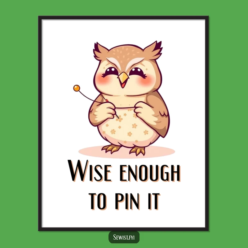 Free Printable Wall Art: Joyful Owl Planner, Funny Downloadable Decor