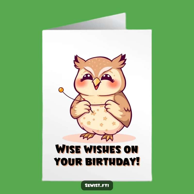 Free Printable Funny Birthday Card: Joyful Owl Planner, Perfect DIY Downloadable Gift