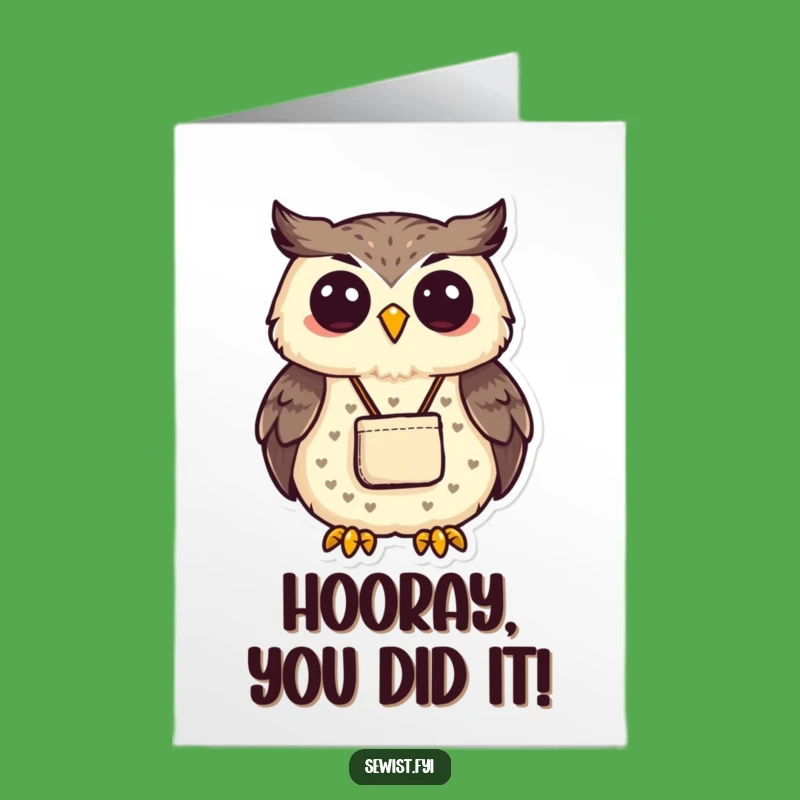 Free Printable Owl Craftsman Congratulations Card - Proud Downloadable Gift