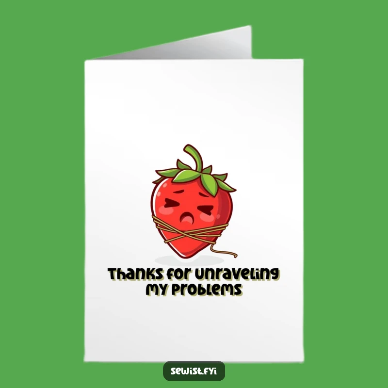 Free Printable Thank You Card: Strawberry's Tangled Thanks Downloadable