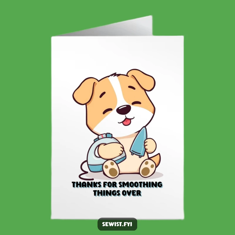 Free Printable Thank You Card: Dog's Fine Press Thanks, Funny Downloadable Gift