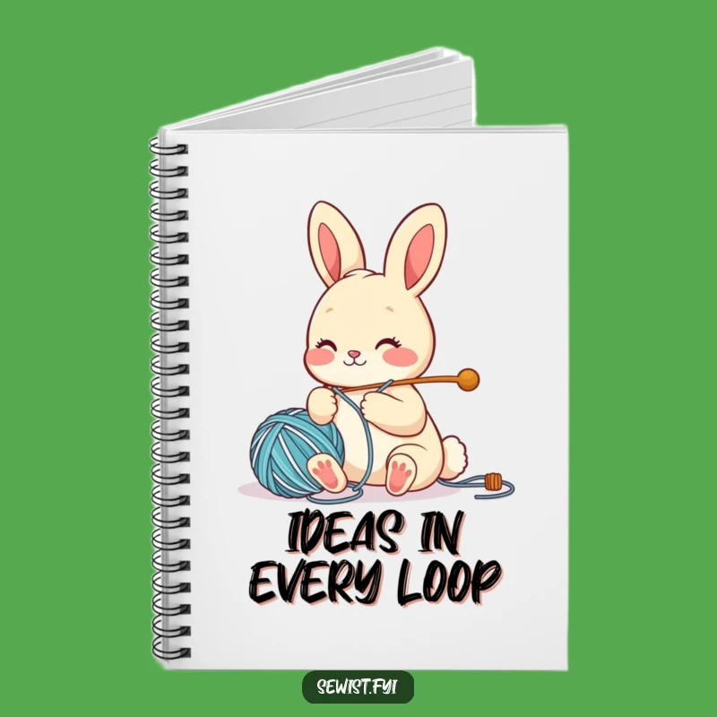 Funny Bunny Crafter Notebook: Cute Journal for Ideas, Perfect Writing Gift