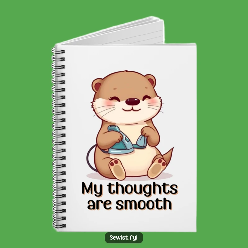 Funny Otter Ironing Notebook: Plan Your Smooth Creations
