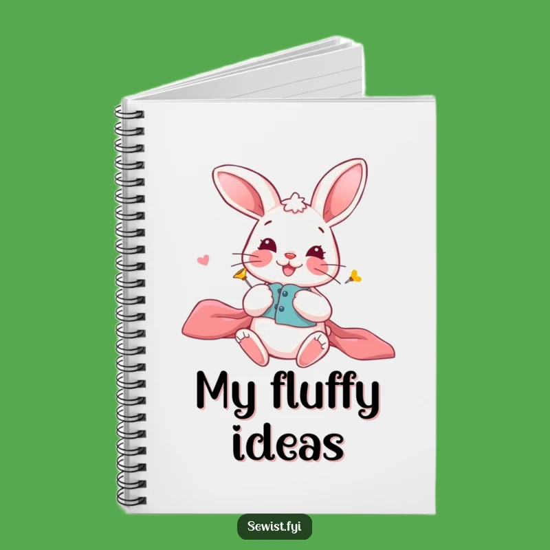Funny Playful Bunny Notebook: Journal Your Precise Plans, Perfect Funny Gift for Makers