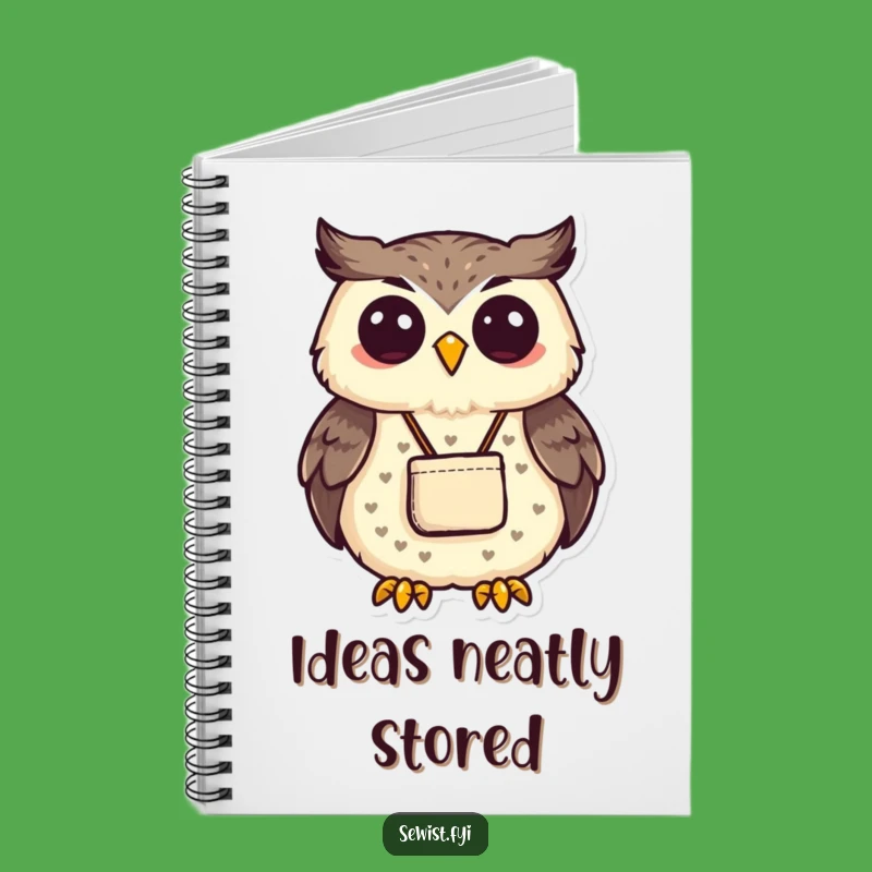 Funny Proud Owl Sewing Notebook: Hilarious Stationery for Project Showcases