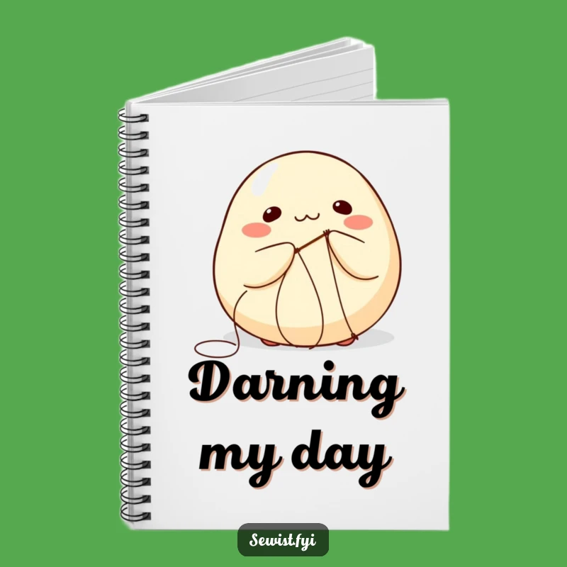 Funny Self-Stitching Dumpling Notebook: Jot Down Ideas with Culinary Flair!