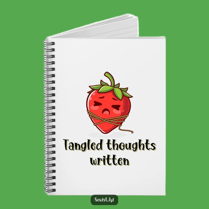 Funny Startled Strawberry Notebook: Jot Down Ideas with Fruity Flair!