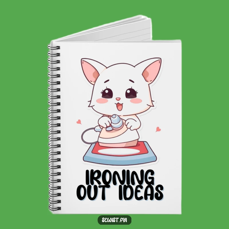 Funny Ironing Notebook - Enthusiastic Journal for Project Plans