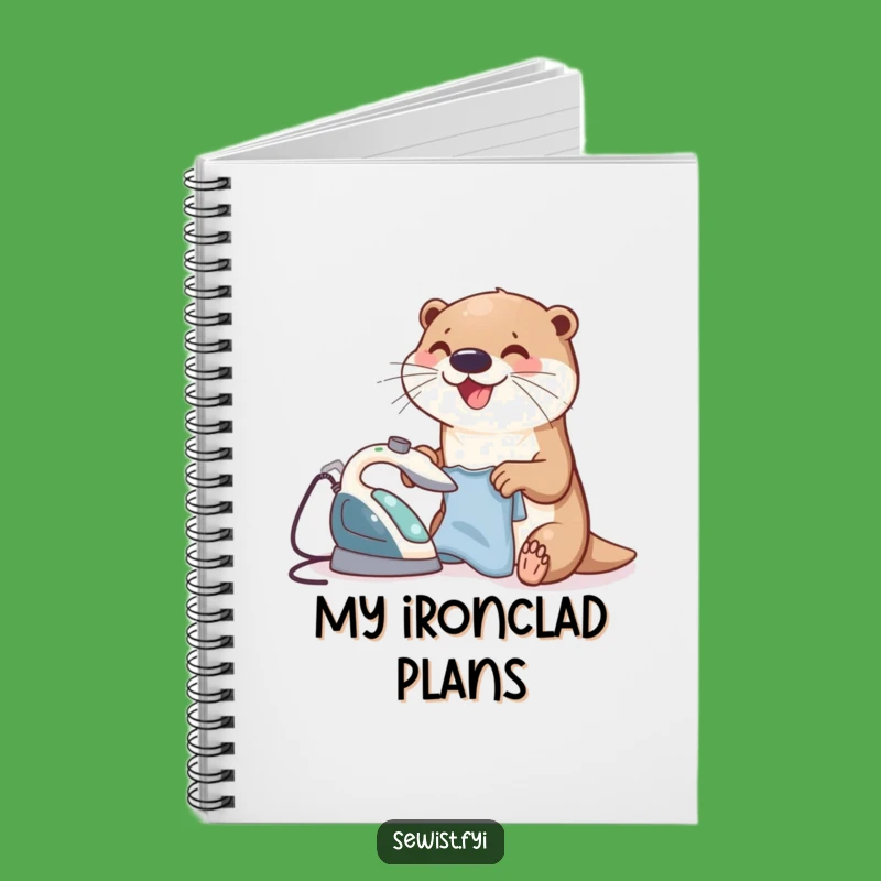 Funny Otter Journal: Neat Ironing Animal Diary Gift